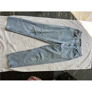 DKNY light wash mom jeans